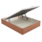 Canapé abatible de madera tapa única de color cerezo- DESIGN