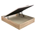 Canapé abatible de madera tapa única de color natural - DESIGN